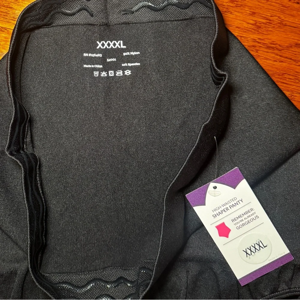 Shapermint Empetua NWT Black High-Waisted Shaper Panty Sixe XXXXL